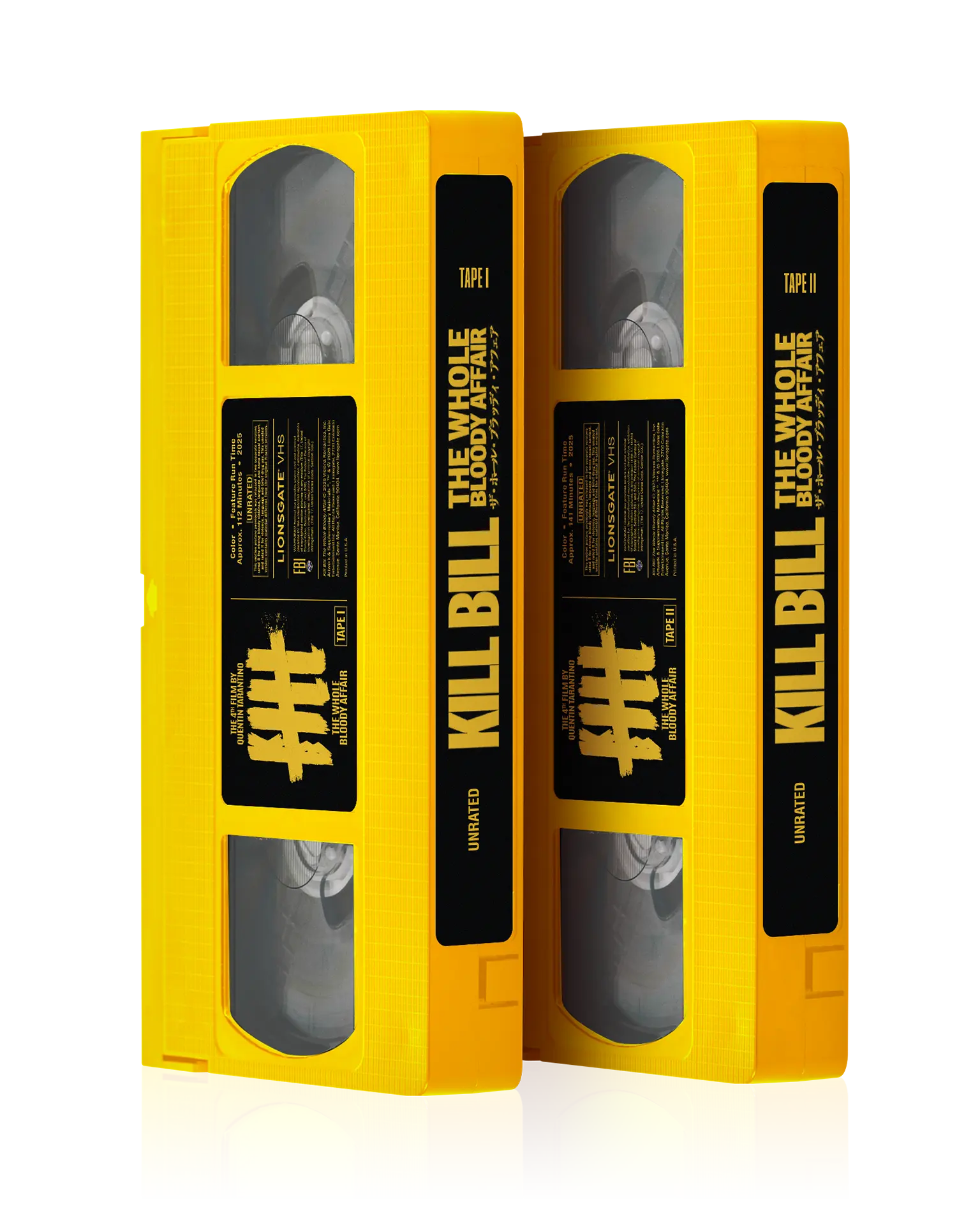 KILL BILL: THE WHOLE BLOODY AFFAIR VHS – BE KIND, REWIND EDITION - Image 4