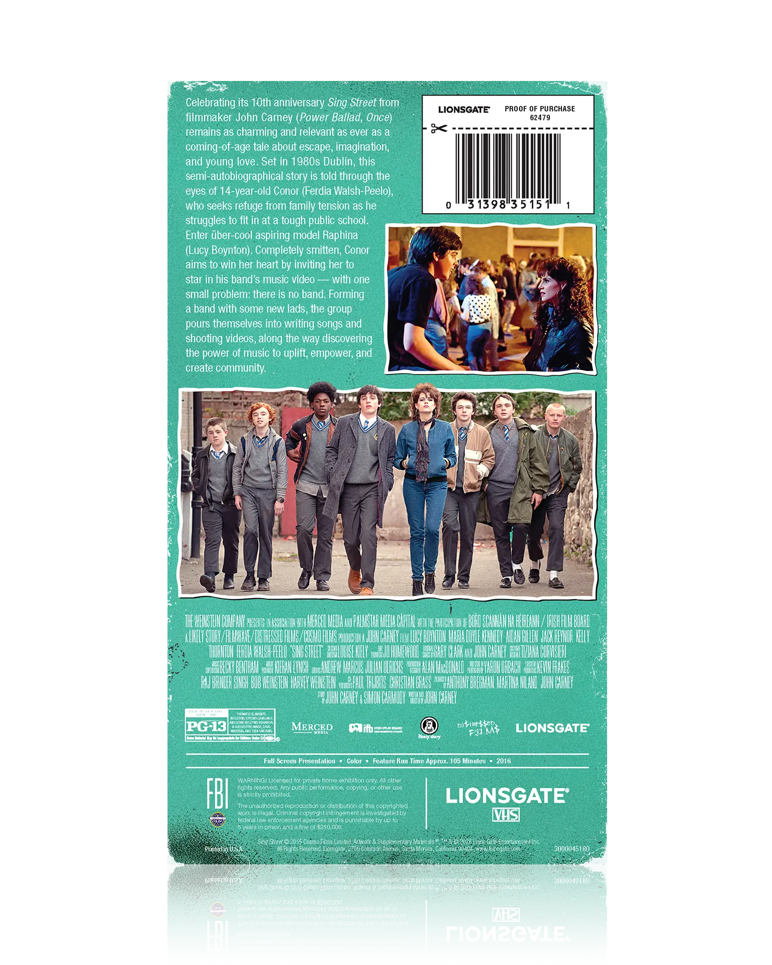 Sing Street VHS – BE KIND, REWIND EDITION - Image 7