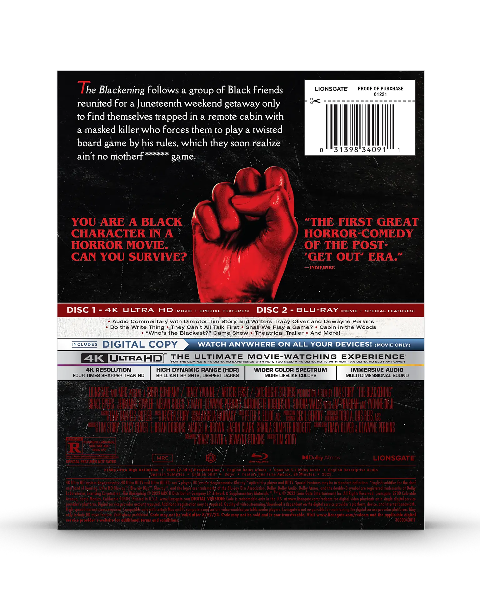 The Blackening 4K SteelBook® - Image 7